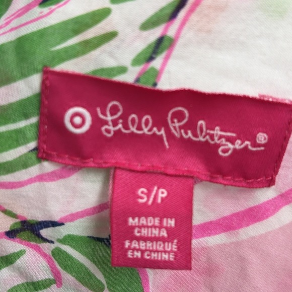Lilly Pulitzer Women S Floral Bright Color Button Long Sleeve Resort Beach *READ - Picture 6 of 7